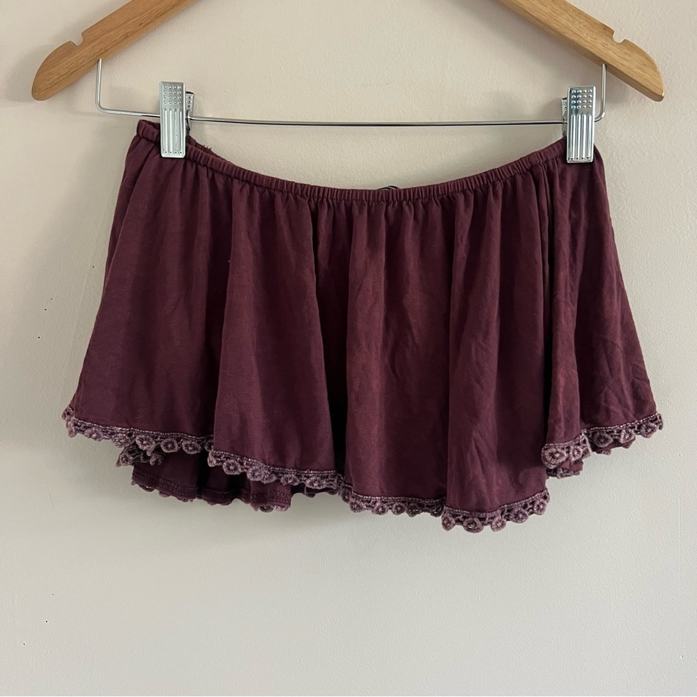 Wild Flower Strapless Tube Top | Cropped | Floral Trim